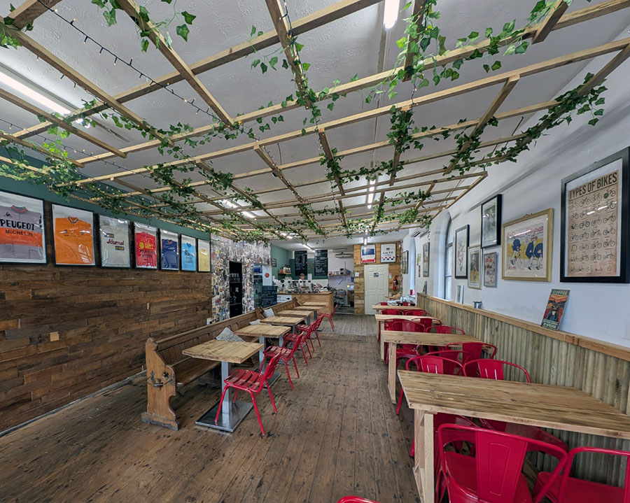 Jack Parker Cycles Coffee Shop at Burscough