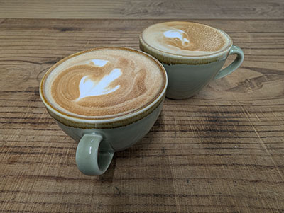 Flat White Coffee at Jack Parker Cycles Burscough