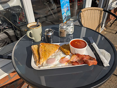 Home Cooked Breakfasts at Jack Parker Cycles Coffee Shop Burscough