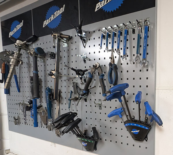 Jack Parker Cycles Park Tools Bench for Bicycle Maintenance