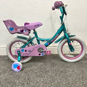Probike Princess Green & Pink 14"