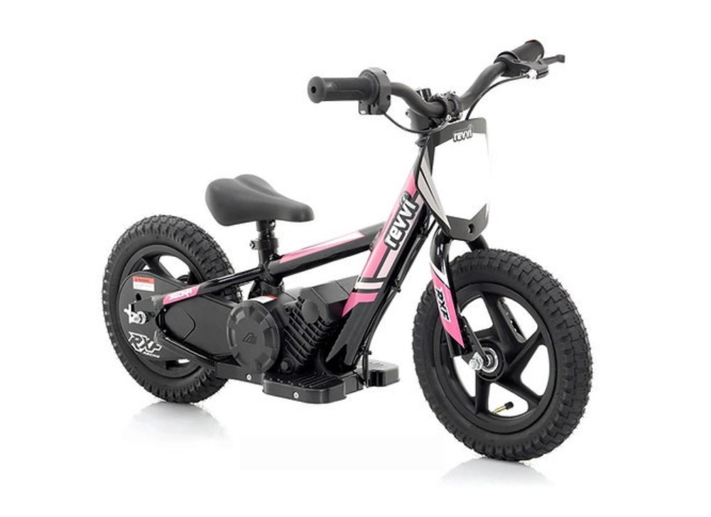 Revvi 12inch Electric Balance Bike - Pink from Jack Parker Cycles Burscough